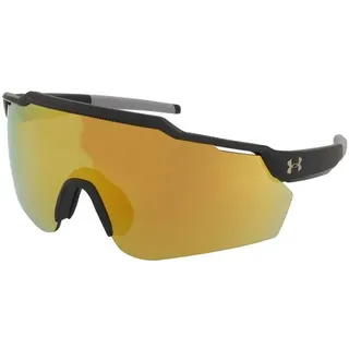 Under Armour UA LEVELUP Black gold 99/1/125 Herren Sonnenbrillen - Schwarz