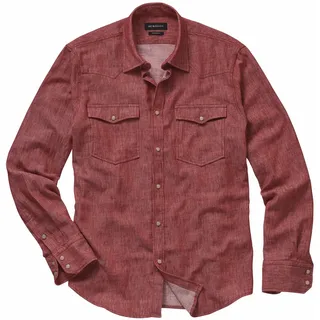 Staubfreies Westernshirt Rot 45