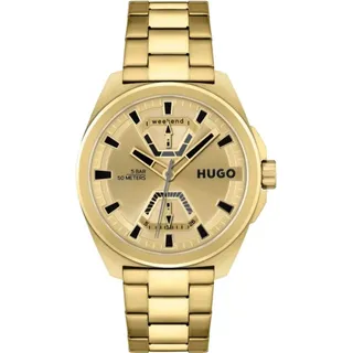 HUGO Uhr aussetzen, Gold One Size - Gold