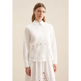 Seidensticker Hemdbluse "Schwarze Rose", Damen, Gr. L40, weiß, L (40)