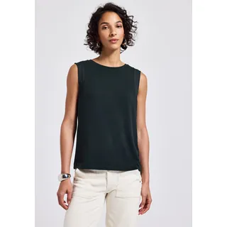 STREET ONE Damen, Top mit Chiffondetails