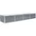 Garten-Hochbeet Verzinkter Stahl 320 x 80 x 45 cm Grau