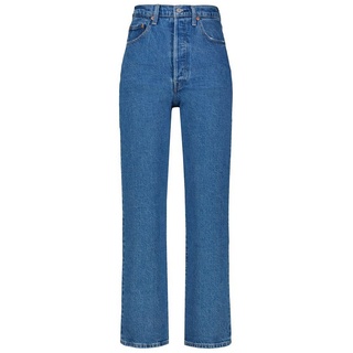 Levi's Levi’s Ribcage Ankle Straight Jeans in blauem Stonewash-W27 / L27