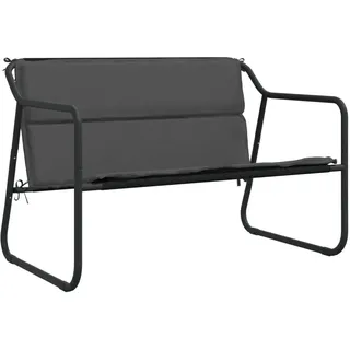 vidaXL Gartenbank 113 x 30 x 74 cm Anthrazit