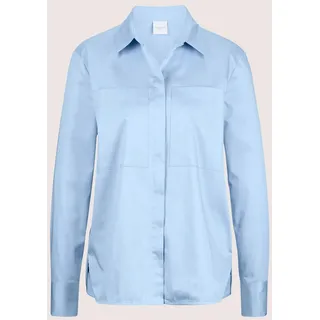 MADELEINE Hemdbluse »Bluse Lange Oversize-Bluse«, blau