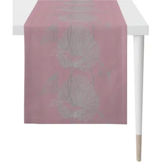 APELT "Nora - Herbstzeit, Jacquard, Herbstdeko, Herbst", rosa, grau),