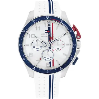 Tommy Hilfiger Bank Chronograph Silikon 44 mm 1792