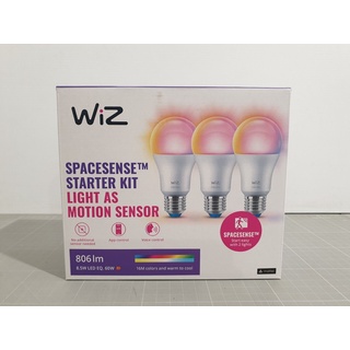 WIZ Colors LED Birne 8.5W E27 Color & Tunable White Wi-Fi 3-pack