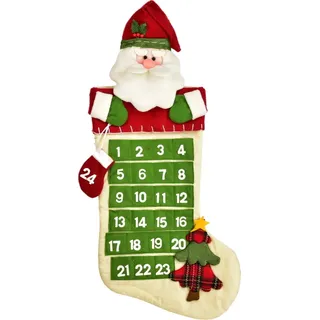 Weihnachtsstrumpf 70 cm - Grün