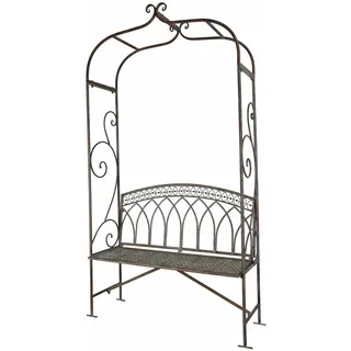 Rosenbogen Pergola mit Bank Jardin Majorelle Rankhilfe Eisen Vintage
