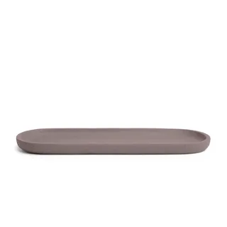 Möve Solid Ablage 33,5 x 11,5 x 2 cm aus Zement, Grey