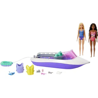 Mattel Barbie Meerjungfrauen Power Schnell-Boot und 2 Puppen (HHG60)