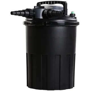 AquaForte CBF-15000 Druckfilter, Schwarz, 42 x 42 x 62 cm