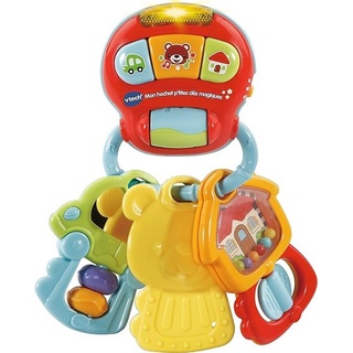 VTech 80-505105 P'TITES Magic SCHLÜSSEL Spielzeug für das erste Alter, Hochet, Mehrfarbig