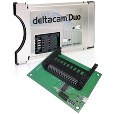 Deltacam Duo Twin CI Modul + Unicam Duo Programmer I Common Interface mit DeltaCrypt-Verschlüsselung 3.0 für Empfang verschlüsselter Sender I DVB CI-konforme PCMCIA CI-CAM für Smart Cards TV