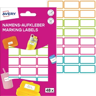 Avery Zweckform Namensaufkleber 15x31mm 48 St.