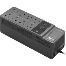 APC by Schneider Electric BACK-UPS ES - BE850G2-UK - Unterbrechungsfreie Stromversorgung 850VA (8 Ausgänge, Überspannungsschutz, 2 USB-Ladeanschlüsse), Schwarz, 1 Stück