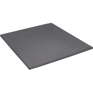 Spannbettlaken für Topper Satin 200 x 200 cm anthrazit