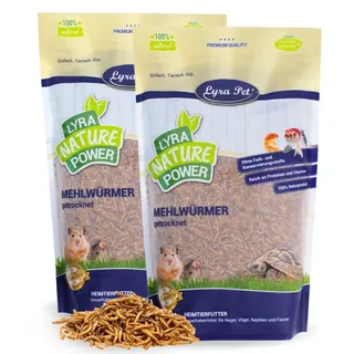 2 x 5 kg Lyra Pet® Mehlwürmer getrocknet