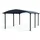 Einzel-Carport Arcadia 5000 3,62 x 5,02 m grau inkl. Regenrinne