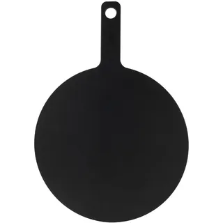 Rockingham Forge Holzfaser-Pizzabrett Schwarz, 30 cm Durchmesser, für 10-Zoll-Pizza, Hygienisches Pizzabrett aus Holz, Rundes Schneidebrett, Hitzebeständiger Holz-Pizzaschaufel, Spülmaschinenfeste
