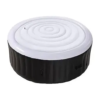 165cm Aufblasbare Abdeckung Whirlpool - Mspa Whirlpool Thermoabdeckung Rund -Thermoabdeckung für Whirlpools Outdoor Winterfest 6 Personen