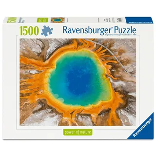 Ravensburger Puzzle 12001771 - Grand Prismatic Spring - Foto-Puzzle mit 1500 Teilen, Power of Nature, für Natur-Freunde ab 14 Jahren