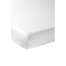 Bild Baby Spannbettlaken Wiege - Uni White - 40x80/90cm - Einzelpackung