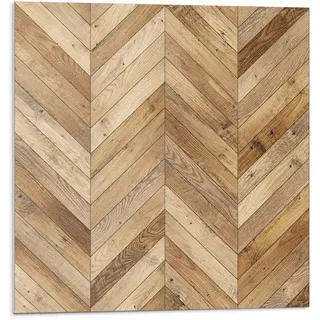 Wallfluent Wandpaneel 20 Stück 20x20 cm selbstklebend Veythra , Walnussfarben , Kunststoff , Quadratisch , 20x1.6x20 cm , Bilder & Rahmen, Bilder, Dekopaneele