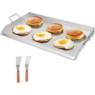 Vevor Grillpfanne 910 x 525 mm Edelstahl weiß