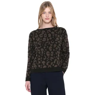 Street One Studio Damen Cosy Leo Pullover