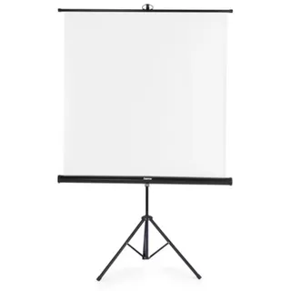 Hama Leinwand mit Stativ, 125 x 125 cm, 2in1, mobiles Set,