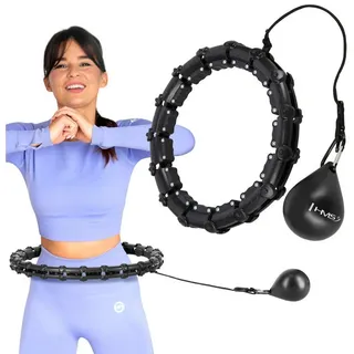HMS Hula-Hoop-Reifen mit Massagepunkten und Schwerkraftball HMS schwarz
