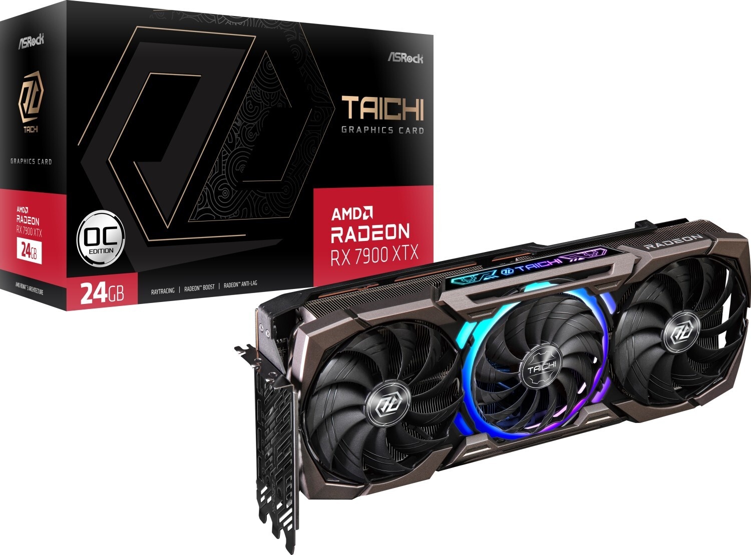 Bild von Radeon RX 7900 XTX Taichi OC 24 GO 24 GB GDDR6 90-GA3ZZZ-00UANF