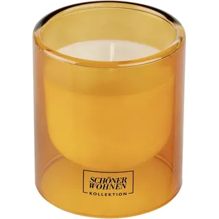 Schöner Wohnen Duftkerze S Vanilla im Glas Orange Ø 7,5 cm x 8,5 cm
