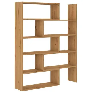 masseno Bücherregal 72,5 x 24 x 138 cm Braun
