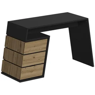 Vicco Schreibtisch Okaro, 105 x 50 cm mit 3 Schubladen