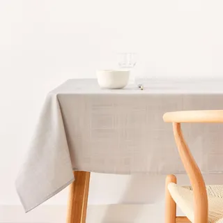 Belum 0120-18 Tischdecke, schmutzabweisend, Größe 100 x 80 cm, extraweich, Mehrfarbig, Stoff aus 100% Bio-Baumwolle, Modell 0120-18