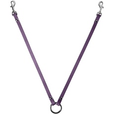 BBD Pet Products Leder-Kupplung, Einheitsgröße, 1,27 x 86 cm, Violett