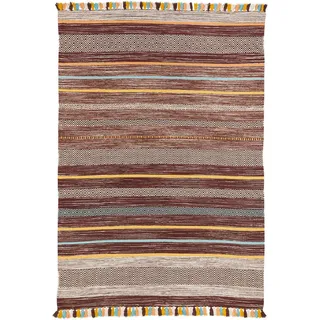 Pergamon Natur Teppich Kelim Kalleen Braun 200x300cm