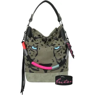 Fritzi aus Preußen Izzy07 Olga Limited Schultertasche Canvas Black/Pink