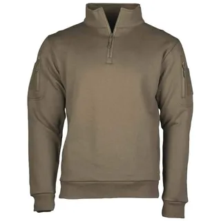 Mil-Tec Tactical Sweatshirt Zipper Ranger Grün L