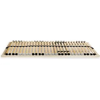 vidaXL Lattenrost mit 28 Latten 7 Zonen 70 x 200 cm - Braun