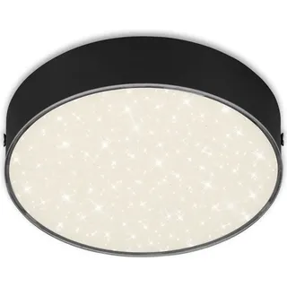 Briloner LED Deckenlampe 11W rund Schwarz