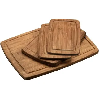 KESPER Schneidebrett-Set Holz 1 38 x 28,5 x 5,2 cm Braun
