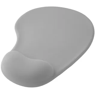 OcioDual Mauspad mit gelkissen Handgelenkauflage, Ergonomische Mousepad mit Handauflage, Mauspad Grau Mouse Pad Weicher Stoff mit Rutschfester Gummibasis für Laser und Optische Mäuse
