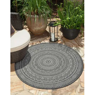 The CarPET Mistra Teppich Ø 120 cm Grau