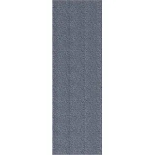 vidaXL Teppichläufer Hellgrau 80 x 300 cm Stoff - Hellgrau