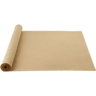 Jute-Stoff Sackleinen Dekostoff 1016mm x 9,1m - Ideal für Kunsthandwerk und Pflanzen - Naturmaterial für kreative Projekte