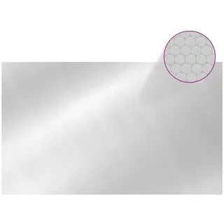 vidaXL Rechteckige Poolabdeckung 1000x600 cm PE Silbern - Silber